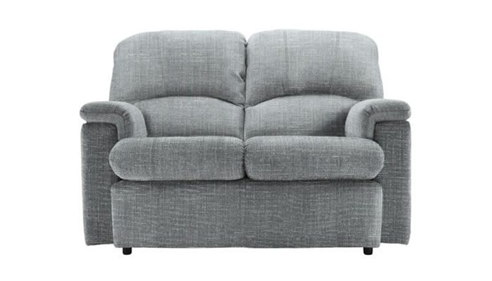 G Plan Chloe Small 2 Seater Sofa in Beach Duck Egg Fabric